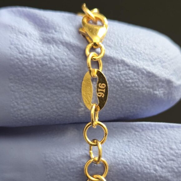 Gold bracelet 22K for small wrist Part 2 of 2 - Picture 9 of 14